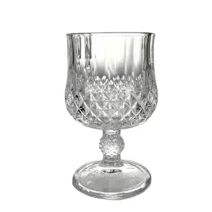 Klassische Barware Kristall Whisky Gläser Glas Diamant Luxus Champagner Flöten Trink geschirr Benutzer definiertes Logo Schnaps glas