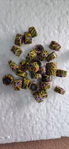 Perles de verre Millefiori colorées de forme ronde avec motif floral, emballage en boîte pour la fabrication de bijoux et les créations artisanales - Product Image 2