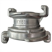 Raccord de tuyau d'incendie en alliage d'aluminium Hongan KY51-66, réducteur 51 mm à 66 mm, connexion rapide personnalisable