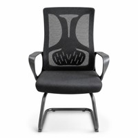 Chaise de bureau exécutive en tissu maillé sur mesure au design contemporain, chaise de bureau ergonomique élégante pour le personnel