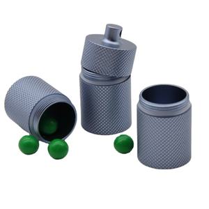 Zoomcare 3 capas altamente selladas Almacenamiento de pastillas dispensador de pastillas a prueba de agua caja de pastillas de primeros auxilios de aluminio - Product Image 4