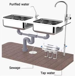 Système de filtration d'eau potable à membrane UF 5 étapes 60L à prix abordable pour usage domestique et commercial - Product Image 4
