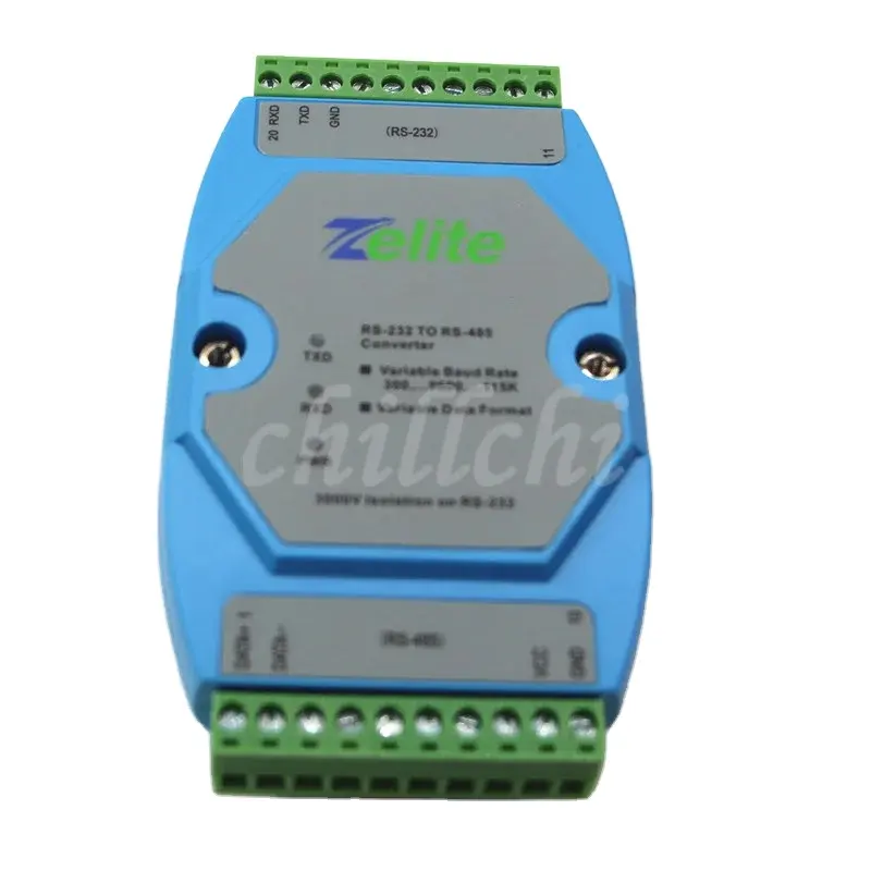 Mail isolation type active RS232 to RS485 converter, 232 to 485 industrial grade lightning protection rail