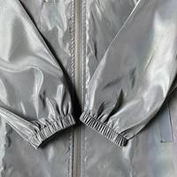 Couleur arc-en-ciel Lumineux Grande Taille Hommes Vestes Réfléchissant Veste Coupe-Vent