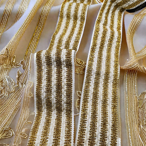 Bán Buôn Nhà Máy Thấp-Giá Đa-Màu Sắc Cổ Điển Sequins <span class=keywords><strong>Trim</strong></span> Ban Nhạc Đàn Hồi Ribbon Polyester Khiêu Vũ Quần Áo Phụ Kiện - Product Image 2