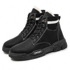 Botas Tácticas Negras Baratas Más Vendidas con Cremallera para Hombre - Estilo Kampfstiefel, Chaussure, Stivali, Moto - Product Image 6