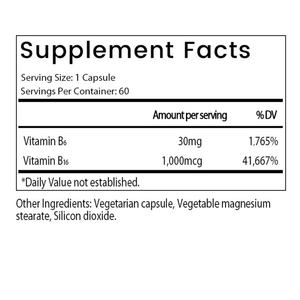 Cápsulas de Vitamina B6 y B12 Personalizadas de Venta Caliente OEM/ODM para Adultos, Suplementos Herbales - Product Image 2