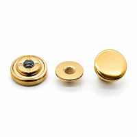 Kit de boutons-pression à visser et à riveter robustes, à forte résistance, avec capuchon, tige et poteau, personnalisable OEM pour jeans, denim et vêtements de travail