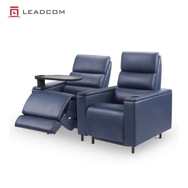 Leadcom LS-818 Zero Gravity Vip Lederen Elektrische Luxe Fauteuil Bioscoop Bioscoop Fauteuil Stoel Fabrikant Zonder Zwaartekracht