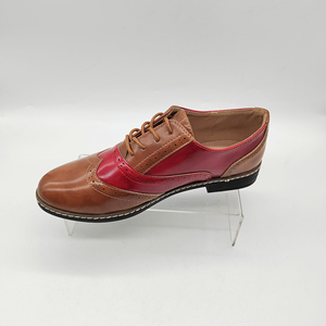 <strong>Women</strong> Dress Shoes Latest Casual PU Leather Office Hand Made <strong>Brogues</strong> Style Party Shoes for Ladies - Product Image 4