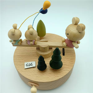 Commercio all'ingrosso Su Ordinazione Andava Su E Giù <span class=keywords><strong>In</strong></span> <span class=keywords><strong>Legno</strong></span> di Music Box del Carosello - Product Image 5