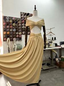 Ensemble jupe longue taille basse et crop top sans bretelles Bettergirl 2026, nouveau pour le Ramadan et les vacances - Product Image 6