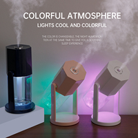 YONGYUAN 240ML Led Night Light Portable Usb Aroma Diffuseur Cool Mist Water Spray Humide Car humidificateur d'air pour la maison Chambre