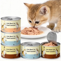 Alimentation humide en conserve pour chats OEM ODM en gros, riche en protéines, bouillon hydratant, alimentation quotidienne essentielle pour chatons, chats adultes et chats seniors