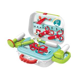 Kit médico para niños, juego de <span class=keywords><strong>juguetes</strong></span> médicos, juego de plástico para niños y niñas, accesorio de disfraz de <span class=keywords><strong>Halloween</strong></span> - Product Image 1