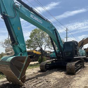 Productos Populares, Excavadora Hidráulica de Orugas Usada de 35 Toneladas, Original de Segunda Mano con Pocas Horas de Uso, Kobelco 350 Japonesa en Stock - Product Image 1