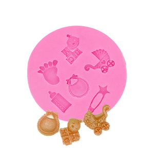 Moldes de Silicona para Pies y Manos de Bebé, Herramienta para Decoración de Pasteles de Chocolate y <span class=keywords><strong>Fondant</strong></span>, Decoración del Hogar, Moldes para Pies - Product Image 6