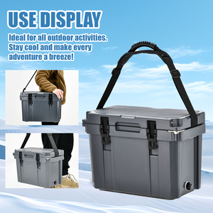 Glacière portable rotomoulée 17QT, durable, en LLDPE, isolée, étanche, pour canettes, aliments, vin, <span class=keywords><strong>camping</strong></span>, pêche, plein air - Product Image 3