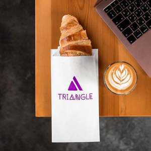 Sac en papier blanc personnalisé avec logo pour pâtisserie, sandwichs, viande, résistant à l'huile, refermable, recyclable, en papier ciré, pour boulangerie éco-responsable - Product Image 2