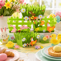 Panier de fleurs en forme d'œuf de Pâques pour centre de table, idéal pour les fêtes, la table à manger, le cheminée, l'étagère et la décoration intérieure
