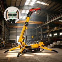 Mini-grue araignée mobile hydraulique diesel 3T 5T 8T pour levage
