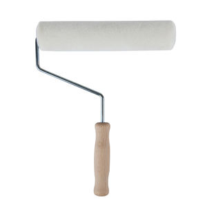 業界最高級ウール製ホワイトペイントローラー 亜鉛フレーム木製ハンドルペイントローラー - Product Image 2