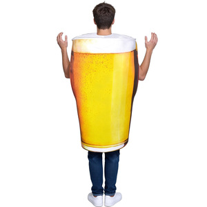 Costume de Chope de Bière pour Homme Adulte – Déguisement Amusant pour Halloween et Jeu de Rôle - Product Image 1