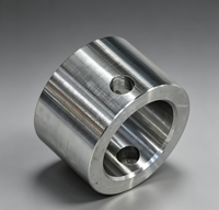 HENGLI OEM Piezas de Acero al Carbono Mecanizadas por CNC, Componentes de Brida/Buje Torneados y Mecanizados a Medida con Tolerancia de 0.01mm, Zhejiang