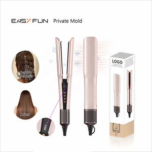 Brosse Lissante Soufflante Électrique Tout-en-Un Démêlante, Contrôle des Frisottis Ionique, Zéro Dommage Thermique, <span class=keywords><strong>Protection</strong></span> Capillaire pour des <span class=keywords><strong>Cheveux</strong></span> Lisses et Brillants - Product Image 2