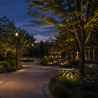 Lampadaire LED extérieur étanche, lampe de jardin moderne, éclairage paysager pour cour, parc, villa, allée
