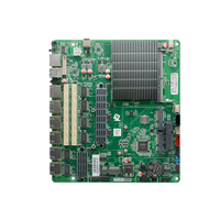 Carte mère pare-feu personnalisée D41SL-B 6 ports LAN 2.5G J4125 DDR4 Max 8 Go 6 USB 2 COM Mini PCIe PS2 Bypass 12V X86