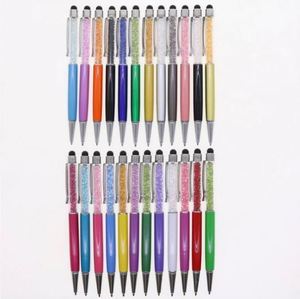 Promotional Gorgeous <b>Color</b> Glitter Crystal Metal Ball <b>Pen</b> with Custom Logo Packaging - Product Image 2