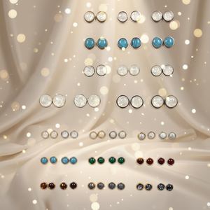 Bottone a Pressione in ABS con Perline e Placcatura, Design Ecologico di Lusso per Abbigliamento Prêt-à-Porter - Product Image 2