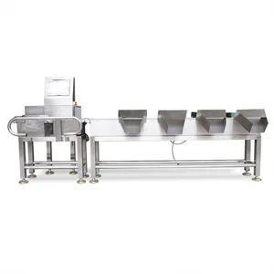 Juzheng Độ Chính Xác Cao Băng Tải Checkweigher Inline Công Nghiệp Thực Phẩm Trọng Lượng Sorter Máy Với Từ Chối