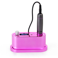 Perceuse à ongles de bureau rose personnalisée 40000 tr/min pour ongles en acrylique et gel – Commande en gros