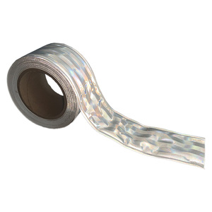 Cinta Reflectante de PVC Personalizable de Alta Visibilidad, con Diseño a <span class=keywords><strong>Cuadros</strong></span> Marinos, Microprismática, Resistente al Frío, para Coser en Chalecos - Product Image 2