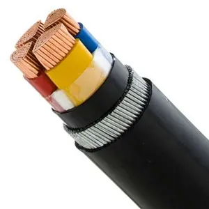 0,6/1KV Conductor de cobre Aislamiento de PVC Cable de alimentación de bajo voltaje