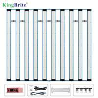 3800 pcs Diodes KingBrite Samsung LM301H LM281B + Pro 1000W LED à spectre complet élèvent la lumière Dimmable 10 Bars élèvent la lampe de barre