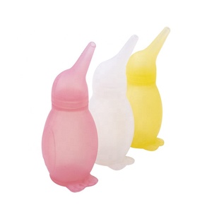 Aspirateur nasal en forme de pingouin pour bébé, nettoyeur de nez pour nourrissons, pointe souple, conception de sécurité - Product Image 1