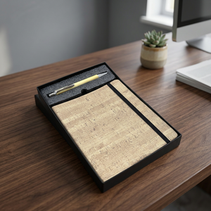 Cuaderno Corporativo A5 de Tapa Dura de PU con Bolígrafo Metálico de Regalo, Juego de 100 Hojas, Diario con Impresión UV para Papelería de Oficina Ejecutiva - Product Image 5