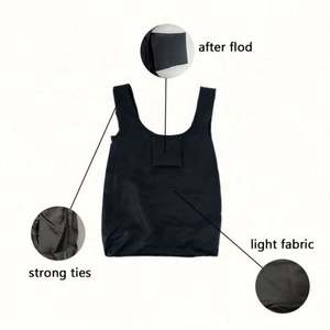 Bolsa de compras plegable portátil, reutilizable, protección del medio ambiente, almacenamiento impermeable, bolsa de tela Oxford, se puede imprimir - Product Image 5