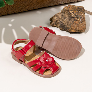 Nouvelles sandales d'été pour filles, style princesse, à bout fermé, en cuir PU, pour bébés et enfants - Product Image 3