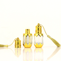 Portable voyage Mini taille 10ml Vintage arabe dubaï Attar bouteille verre parfum verre luxe Oud huile essentielle rouleau bouteille