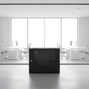 ตู้ติดผนังเหล็กแผ่นรีดเย็น SPCC แบบ OEM ขนาด 19 นิ้ว รุ่น LE ป้องกันฝุ่นละอองระดับ IP20 ได้รับการรับรองมาตรฐาน CE - Product Image 1