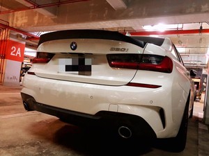 Alerón Trasero Tipo V de Fibra de Carbono Adhesivo para <span class=keywords><strong>BMW</strong></span> Serie 3 G20 Sedán NUEVO 330i - Product Image 3