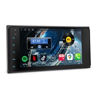 Erisin ES6612C 7 pouces Android 14.0 DSP IPS CarPlay sans fil 4G LTE GPS pour lecteur multimédia pour Corolla RAV4 Terios Autoradio