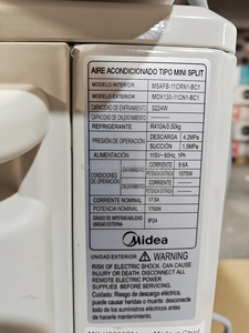 เครื่องปรับอากาศติดผนังแบบแยกส่วน Midea ความถี่คงที่ ระบบทำความเย็นอย่างเดียว 115V สำหรับตลาดเวเนซุเอลาและอเมริกาใต้ สินค้ามีจำนวนจำกัด - Product Image 5