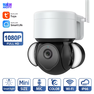 Cámara IP PTZ Inalámbrica con IA y WiFi Tuya Smart de 2MP, 1080P, Visión Nocturna a Todo Color, Mini Cámara - Product Image 2