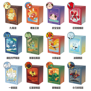 Ruilkaart chinois Original Scarlet & Art Illustration Flash Card Metal Deck Storage Set Pokemoned Trading - Product Image 2
