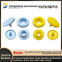 Produsen Grosir Kancing Resin Warna-warni Model Snap & Press Gaya Modern Aksesoris Pakaian Cina Aksesoris Bib